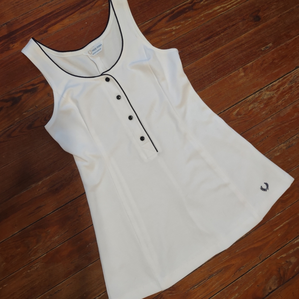 Fred Perry Vintage 1970s Tennis Dress